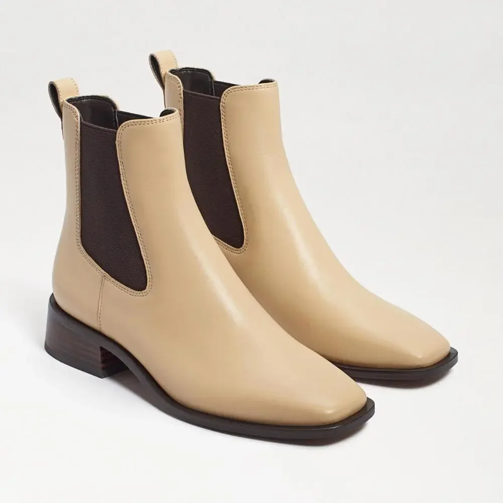 Sam Edelman Thelma Chelsea Boot 6.5 Butter/Beige